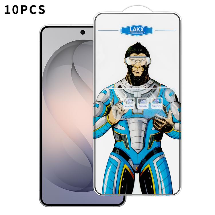 10 pezzi Pellicola in vetro temperato elettrolitico anti-impronta e antistatica Blue Gorilla per serigrafia HD, For Samsung Galaxy S26+ 5G, For Samsung Galaxy S26 Ultra 5G, For Samsung Galaxy S26 5G, For Samsung Galaxy A57 5G, For Samsung Galaxy A37 5G...