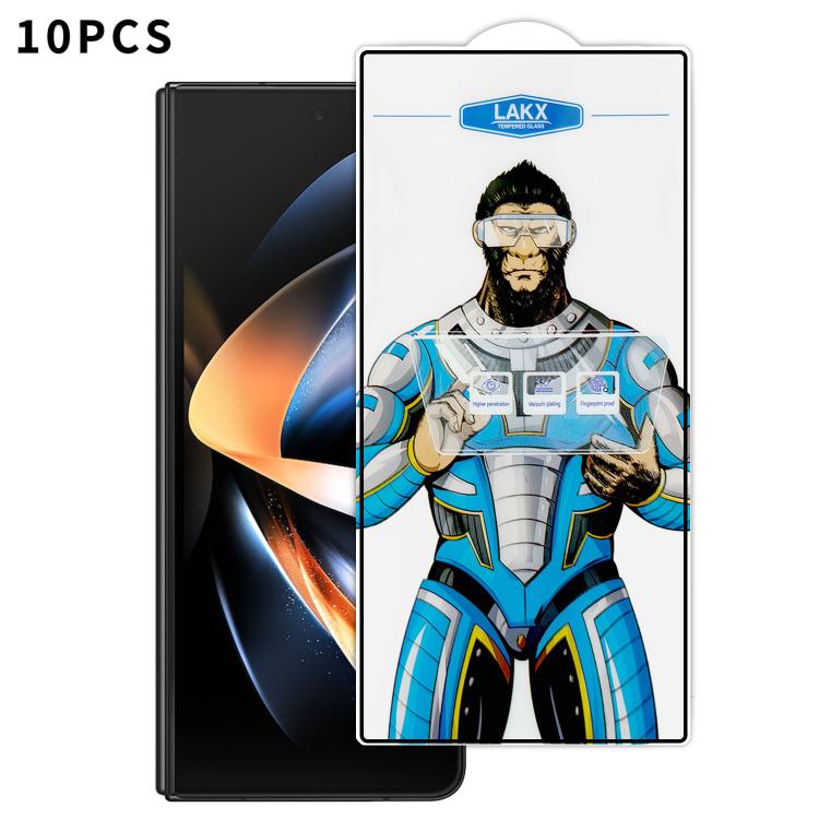 10 pezzi Pellicola in vetro temperato elettrolitico anti-impronta e antistatica Blue Gorilla per serigrafia HD, For Samsung Galaxy A35 5G, For Samsung Galaxy S24 Ultra 5G, For Samsung Galaxy S24+ 5G, For Samsung Galaxy S24 5G, For Samsung Galaxy A15   ...
