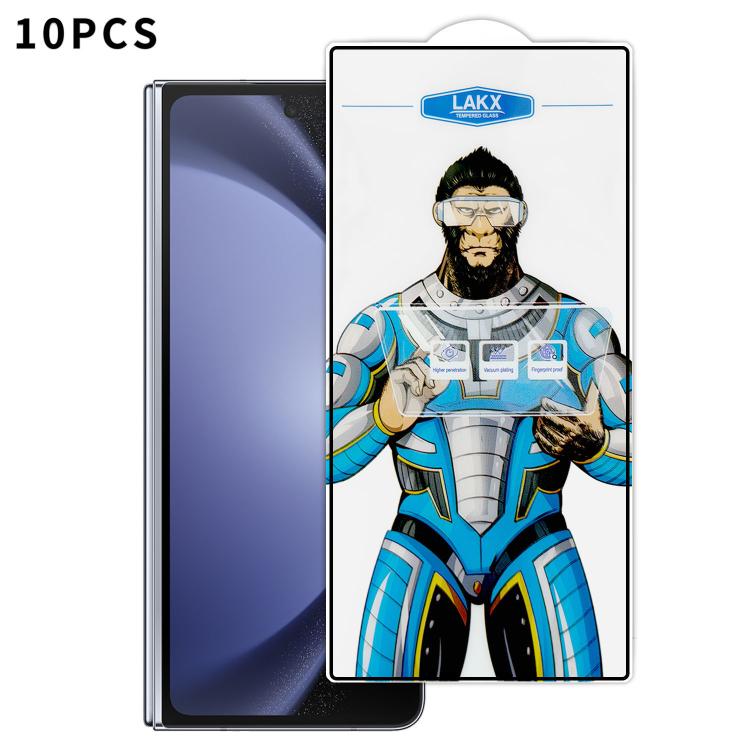 10 pezzi Pellicola in vetro temperato elettrolitico anti-impronta e antistatica Blue Gorilla per serigrafia HD, For Samsung Galaxy A35 5G, For Samsung Galaxy S24 Ultra 5G, For Samsung Galaxy S24+ 5G, For Samsung Galaxy S24 5G, For Samsung Galaxy A15   ...