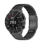 Cinturino per orologio in lega di titanio e silicone con fibbia a tartaruga e perlina singola, For Garmin 26mm, For Garmin 22mm