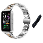 Cinturino per orologio in acciaio inossidabile con chiusura a farfalla a sette perline e strumento di rimozione., For Huawei Watch Band 11 / Band 11 Pro