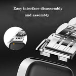 Cinturino per orologio in acciaio inossidabile con chiusura a farfalla a sette perline e strumento di rimozione., For Huawei Watch Band 11 / Band 11 Pro