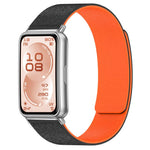 Cinturino per orologio magnetico in silicone con effetto legno nuvola, For Huawei Band 11 / Band 11 Pro