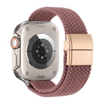 Cinturino per orologio in nylon intrecciato con fibbia in metallo e chiusura magnetica., For Apple Watch 49mm / 46mm / 45mm / 44mm, For Apple Watch 42mm / 41mm / 40mm / 38mm