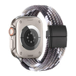 Cinturino per orologio in nylon intrecciato con fibbia in metallo e chiusura magnetica., For Apple Watch 49mm / 46mm / 45mm / 44mm, For Apple Watch 42mm / 41mm / 40mm / 38mm