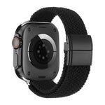 Cinturino per orologio in nylon intrecciato con fibbia in metallo e chiusura magnetica., For Apple Watch 49mm / 46mm / 45mm / 44mm, For Apple Watch 42mm / 41mm / 40mm / 38mm