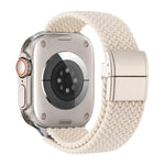 Cinturino per orologio in nylon intrecciato con fibbia in metallo e chiusura magnetica., For Apple Watch 49mm / 46mm / 45mm / 44mm, For Apple Watch 42mm / 41mm / 40mm / 38mm