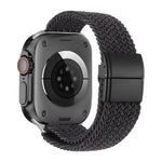Cinturino per orologio in nylon intrecciato con fibbia in metallo e chiusura magnetica., For Apple Watch 49mm / 46mm / 45mm / 44mm, For Apple Watch 42mm / 41mm / 40mm / 38mm