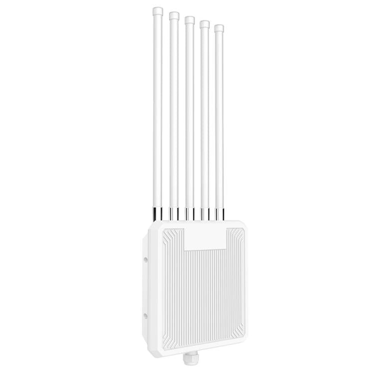 Router HW3000L IP67 impermeabile, WiFi 6 3000Mbps Dual Band 2.4/5G con antenna ad alto guadagno e PoE, US Plug, EU Plug, UK Plug, AU Plug