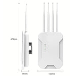 Access point wireless per esterni WiFi 6 HW1800S, router Gigabit dual band impermeabile da 1800 Mbps., US Plug, EU Plug, UK Plug, AU Plug
