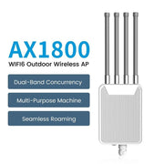 Modem dual band HW1800M 2.4/5.8G per esterni, impermeabile, router wireless WiFi 6 AX1800., US Plug, EU Plug, UK Plug, AU Plug