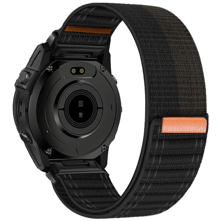 Cinturino per orologio in nylon con texture ondulata e chiusura a strappo a sgancio rapido., For Garmin 26mm, For Garmin 22mm