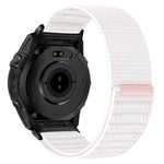 Cinturino per orologio in nylon con texture ondulata e chiusura a strappo a sgancio rapido., For Garmin 26mm, For Garmin 22mm