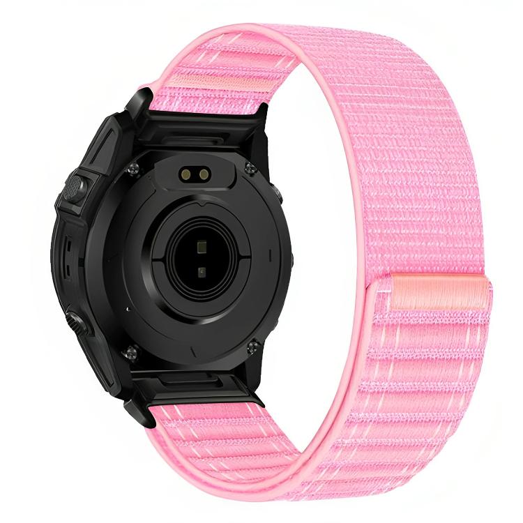 Cinturino per orologio in nylon con texture ondulata e chiusura a strappo a sgancio rapido., For Garmin 26mm, For Garmin 22mm