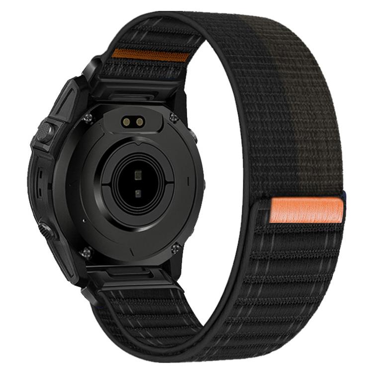 Cinturino per orologio in nylon con texture ondulata e chiusura a strappo a sgancio rapido., For Garmin 20mm