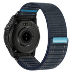Cinturino per orologio in nylon con texture ondulata e chiusura a strappo a sgancio rapido., For Garmin 20mm