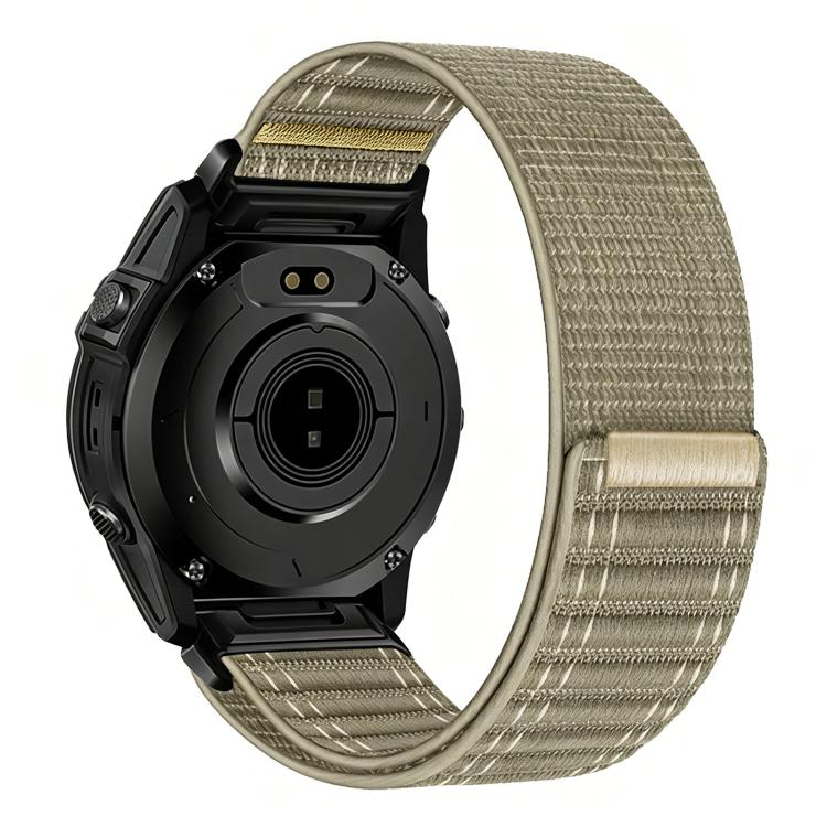 Cinturino per orologio in nylon con texture ondulata e chiusura a strappo a sgancio rapido., For Garmin 20mm
