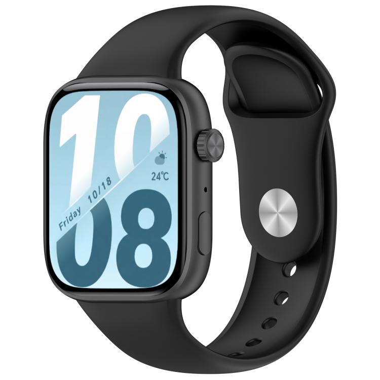 Cinturino per orologio in silicone tinta unita con fibbia a rovescio., For Honor Watch X5i