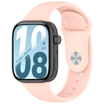 Cinturino per orologio in silicone tinta unita con fibbia a rovescio., For Honor Watch X5i