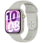 Cinturino per orologio in silicone tinta unita con fibbia a rovescio., For Honor Watch X5i