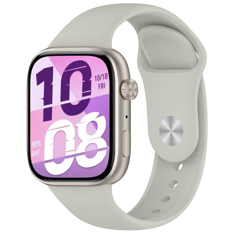 Cinturino per orologio in silicone tinta unita con fibbia a rovescio., For Honor Watch X5i
