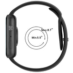 Cinturino per orologio in silicone tinta unita con fibbia a rovescio., For Honor Watch X5i