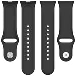 Cinturino per orologio in silicone tinta unita con fibbia a rovescio., For Honor Watch X5i