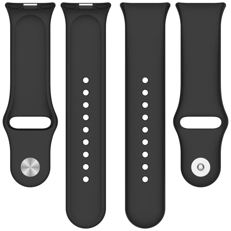 Cinturino per orologio in silicone tinta unita con fibbia a rovescio., For Honor Watch X5i