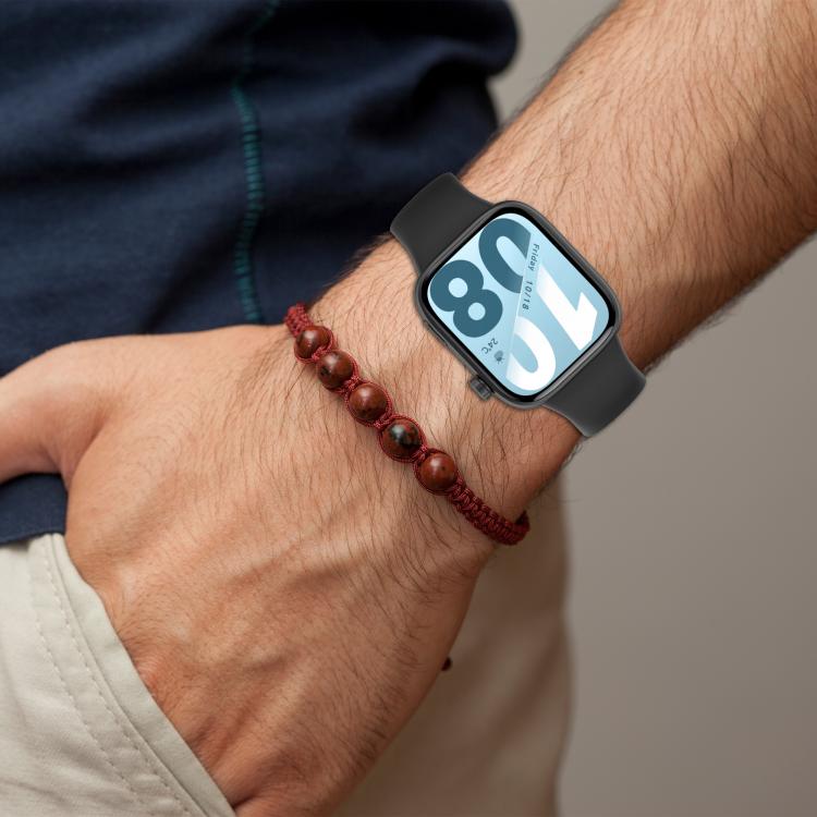 Cinturino per orologio in silicone tinta unita con fibbia a rovescio., For Honor Watch X5i