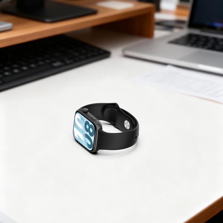 Cinturino per orologio in silicone tinta unita con fibbia a rovescio., For Honor Watch X5i