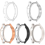 Custodia protettiva per orologio in policarbonato cavo con mezza copertura e fila singola di diamanti., For Xiaomi Watch S5 46mm