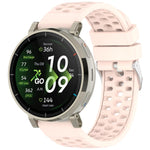 Cinturino per orologio in silicone tinta unita con fibbia ad ardiglione perforata., For Amazfit Active 3 Premium
