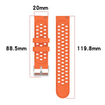 Cinturino per orologio in silicone tinta unita con fibbia ad ardiglione perforata., For Amazfit Active 3 Premium