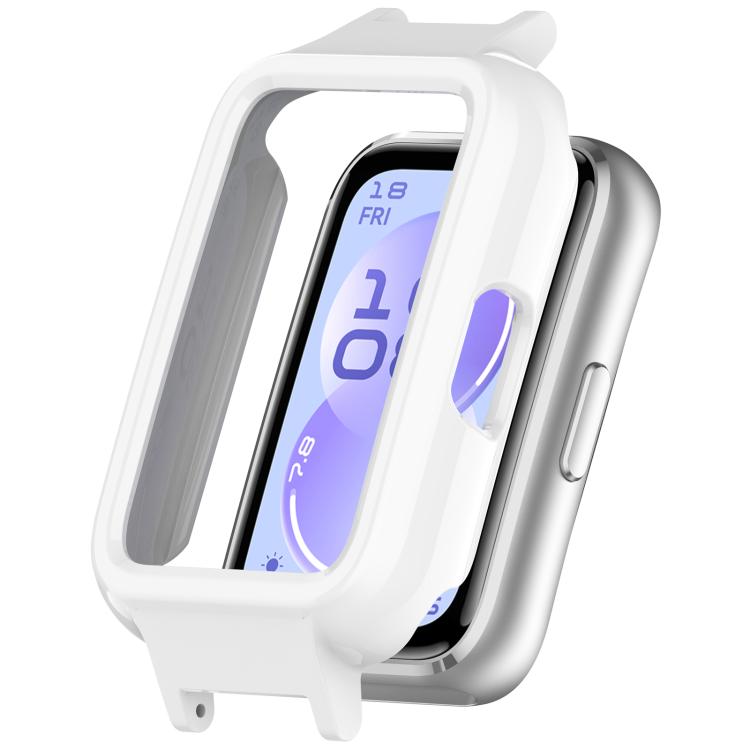 Custodia protettiva per orologio in policarbonato cavo a mezza copertura da 12 mm con design a barra a molla, For Huawei Band 11 Pro / 11 Pro NFC, For Huawei Band 11 / 11 NFC