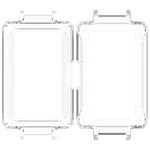 Custodia protettiva per orologio in policarbonato cavo a mezza copertura da 12 mm con design a barra a molla, For Huawei Band 11 Pro / 11 Pro NFC, For Huawei Band 11 / 11 NFC