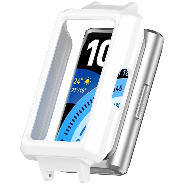 Custodia protettiva per orologio in policarbonato cavo a mezza copertura da 12 mm con design a barra a molla, For Huawei Band 11 Pro / 11 Pro NFC, For Huawei Band 11 / 11 NFC