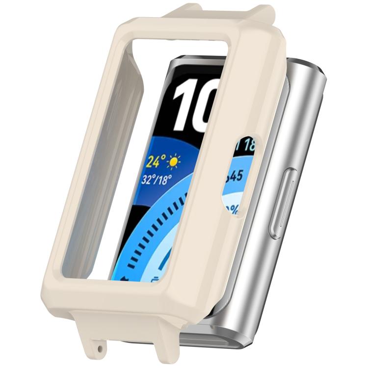 Custodia protettiva per orologio in policarbonato cavo a mezza copertura da 12 mm con design a barra a molla, For Huawei Band 11 Pro / 11 Pro NFC, For Huawei Band 11 / 11 NFC