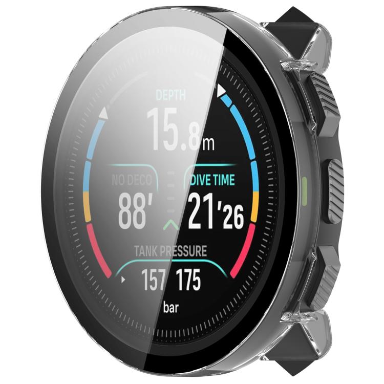 Pellicola in vetro temperato integrata nella custodia protettiva per orologio in PC, For Suunto Nautic S