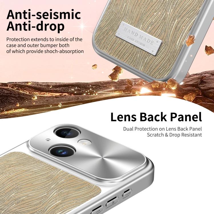 Custodia magnetica antiurto per telefono con motivo a onde d'acqua., For iPhone 15, For iPhone 14, For iPhone 14 Pro, For iPhone 14 Pro Max