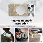 Custodia magnetica antiurto per telefono con motivo a onde d'acqua., For iPhone 15, For iPhone 14, For iPhone 14 Pro, For iPhone 14 Pro Max