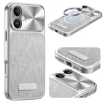 Custodia magnetica antiurto per telefono con motivo a onde d'acqua., For iPhone 16 Pro, For iPhone 16, For iPhone 15 Pro Max, For iPhone 15 Pro