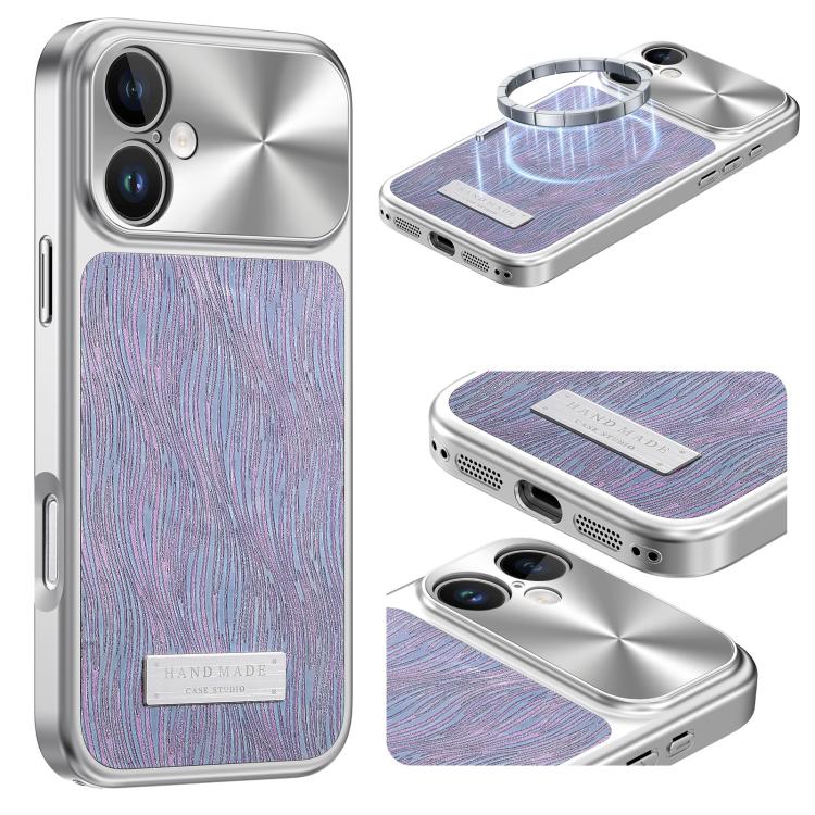 Custodia magnetica antiurto per telefono con motivo a onde d'acqua., For iPhone 17 Pro Max, For iPhone 17 Pro, For iPhone 17, For iPhone 16 Pro Max
