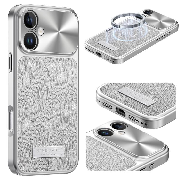 Custodia magnetica antiurto per telefono con motivo a onde d'acqua., For iPhone 17 Pro Max, For iPhone 17 Pro, For iPhone 17, For iPhone 16 Pro Max