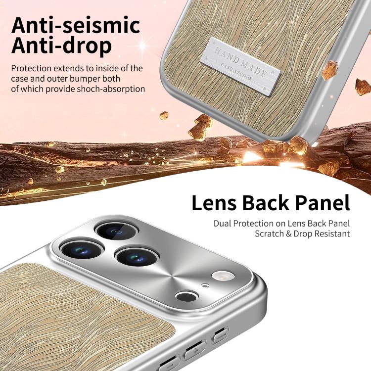 Custodia magnetica antiurto per telefono con motivo a onde d'acqua., For iPhone 17 Pro Max, For iPhone 17 Pro, For iPhone 17, For iPhone 16 Pro Max