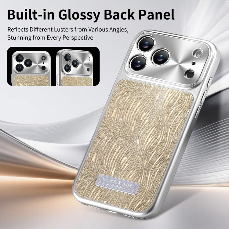 Custodia magnetica antiurto per telefono con motivo a onde d'acqua., For iPhone 17 Pro Max, For iPhone 17 Pro, For iPhone 17, For iPhone 16 Pro Max