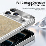 Custodia magnetica antiurto per telefono con motivo a onde d'acqua., For iPhone 17 Pro Max, For iPhone 17 Pro, For iPhone 17, For iPhone 16 Pro Max