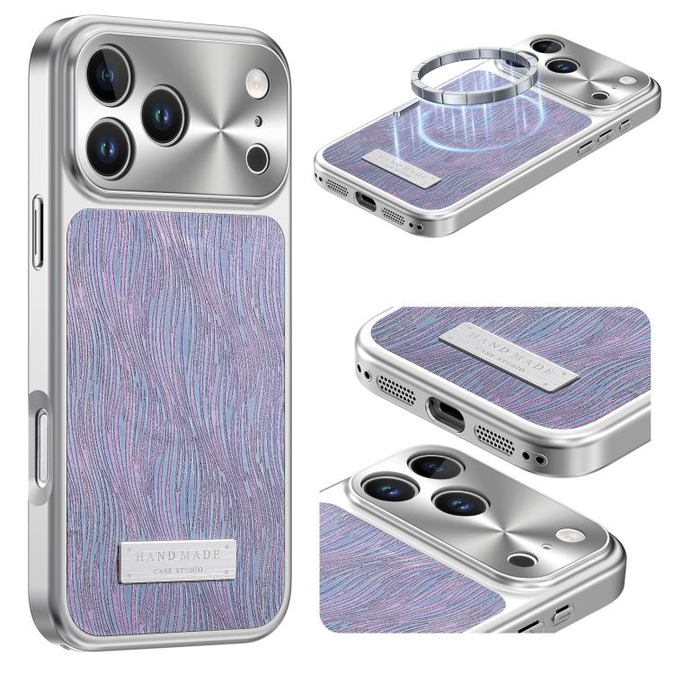 Custodia magnetica antiurto per telefono con motivo a onde d'acqua., For iPhone 17 Pro Max, For iPhone 17 Pro, For iPhone 17, For iPhone 16 Pro Max