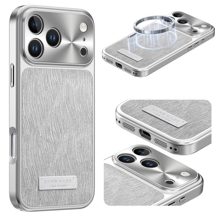 Custodia magnetica antiurto per telefono con motivo a onde d'acqua., For iPhone 17 Pro Max, For iPhone 17 Pro, For iPhone 17, For iPhone 16 Pro Max