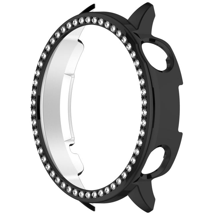 Custodia protettiva per orologio in policarbonato cavo con mezza copertura e fila singola di diamanti., For OnePlus Watch 4
