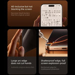10 pellicole in vetro temperato HD antideflagranti e anti-impronta MOWL, For iPhone 11 Pro